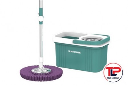 BỘ LAU NHÀ XOAY 360 ĐỘ SUNHOUSE KS-CL330IB