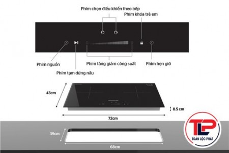 BẾP ĐÔI ĐIỆN TỪ SUNHOUSE SHB-DI02 thumb