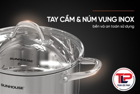 NỒI INOX 3 ĐÁY SUNHOUSE SHG301-24 thumb