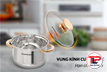 BỘ NỒI CHẢO INOX 5 ĐÁY SUNHOUSE SHG789 thumb