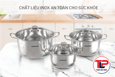 BỘ NỒI INOX 5 ĐÁY SUNHOUSE SHG788 thumb