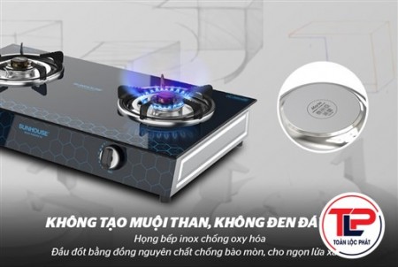 BẾP GAS DƯƠNG KÍNH SUNHOUSE SHB3065-SG thumb