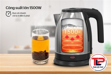 ẤM SIÊU TỐC INOX SUNHOUSE SHD1183