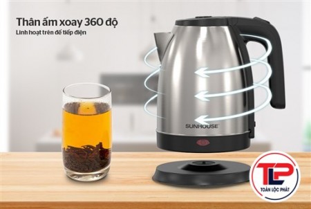 ẤM SIÊU TỐC INOX 2 LỚP 1.8L SUNHOUSE SHD1351