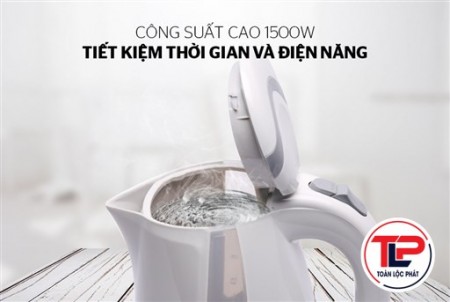 ẤM SIÊU TỐC NHỰA SUNHOUSE SHD1300 TRẮNG thumb