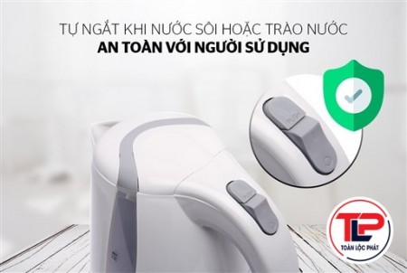 ẤM SIÊU TỐC NHỰA SUNHOUSE SHD1300 TRẮNG thumb