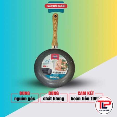 CHẢO CHỐNG DÍNH VÂN ĐÁ CLOVER SUNHOUSE CL20 thumb