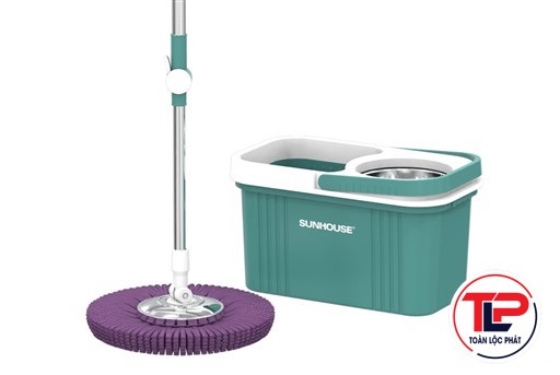 BỘ LAU NHÀ XOAY 360 ĐỘ SUNHOUSE KS-CL330IB