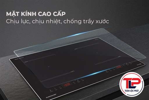 Bếp đôi điện từ SUNHOUSE SHB9101S