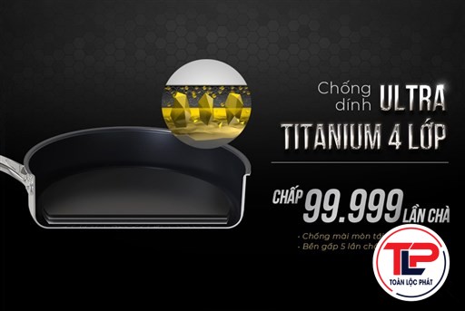 CHẢO INOX 3 LỚP ULTRA TITANIUM SUNHOUSE STI26M