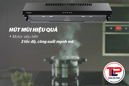 MÁY HÚT MÙI VỎ SƠN SUNHOUSE SHB6118B