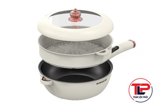 CHẢO ĐIỆN ĐA NĂNG 5L SUNHOUSE SHD4555