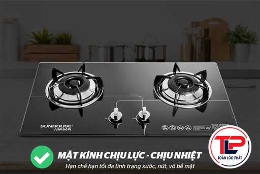 BẾP GAS ÂM KÍNH SUNHOUSE MAMA MMB6632