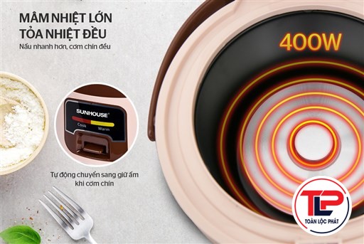 NỒI CƠM ĐIỆN 1L - SHD8208C
