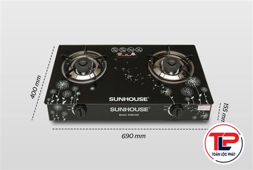 BẾP GAS DƯƠNG KÍNH SUNHOUSE SHB3365