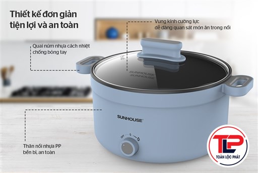 LẨU ĐIỆN 3.5L SUNHOUSE SHD4528