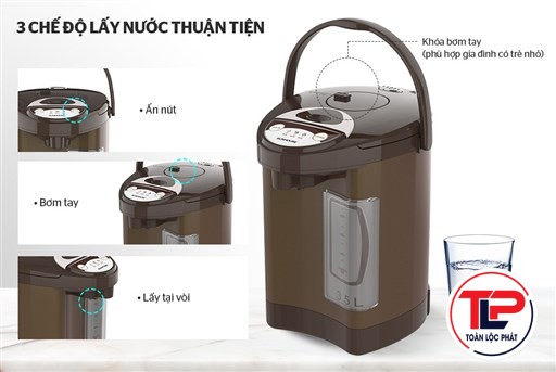 BÌNH THỦY ĐIỆN 3.5 L SUNHOUSE SHD1535C
