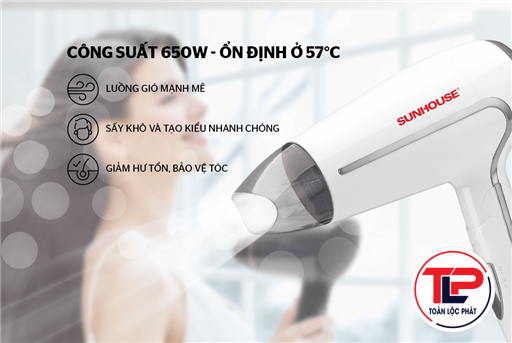 MÁY SẤY TÓC SUNHOUSE SHD2308W